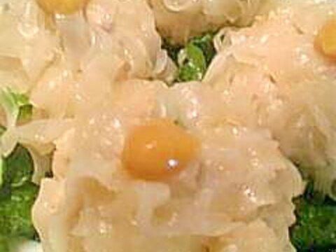 超簡単!レンジでかわりシュウマイ♪